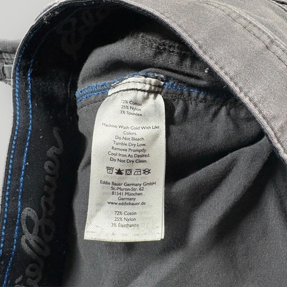 Eddie Bauer Ascent Pants Mens 38x34 Gray Stretch Outdoor Straight Leg - Picture 9 of 14
